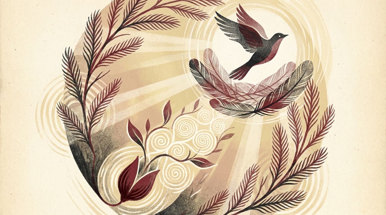 Illustration evoking the 111 angel number