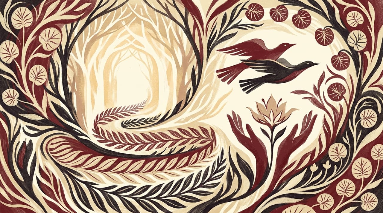 Illustration evoking the 1212 angel number
