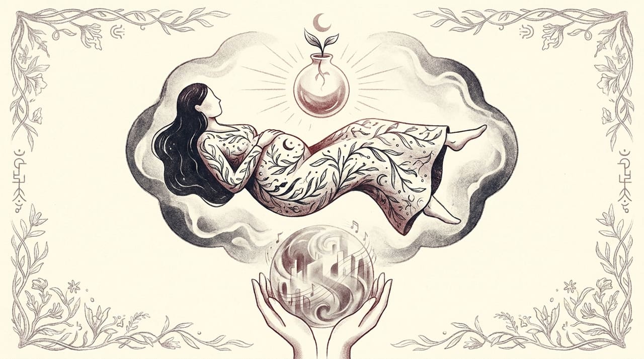 Illustration of a dream about Pregnancy