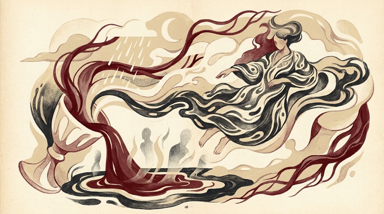 Illustration of a dream about Water