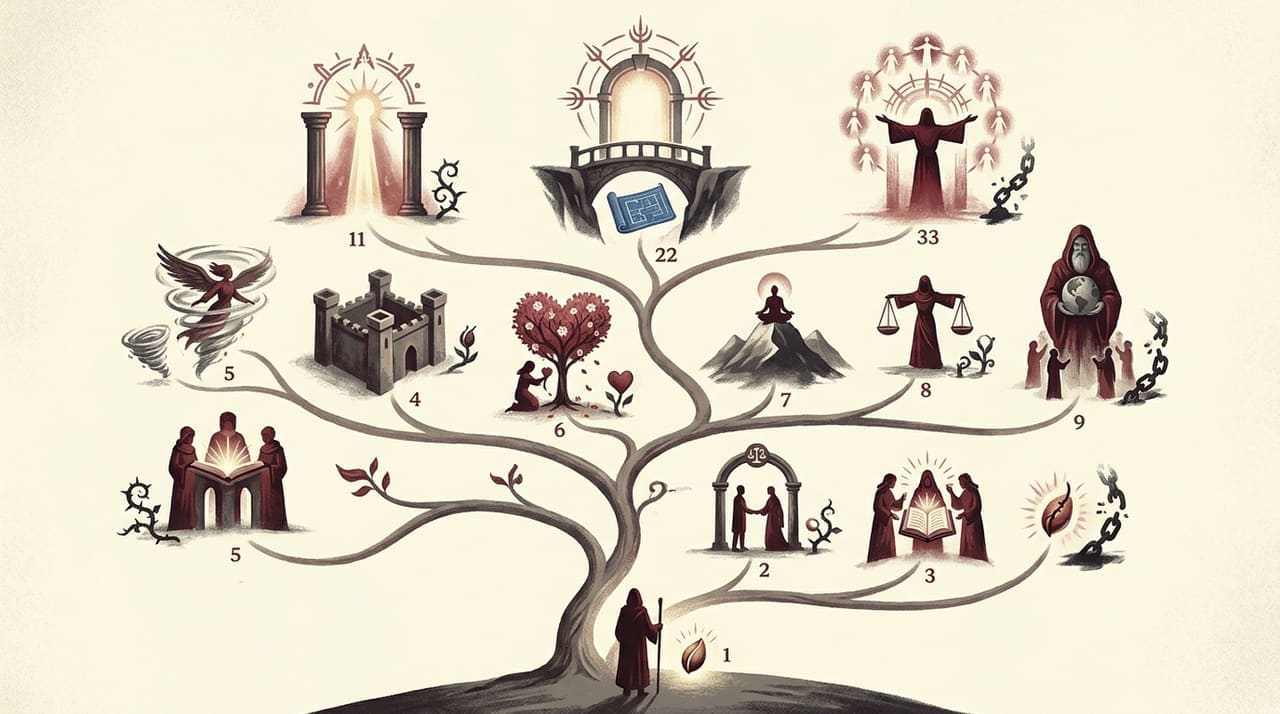 Editorial illustration accompanying the article on Life path numbers and their meanings