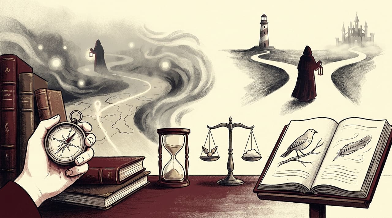 Editorial illustration accompanying the article on How to develop your intuition