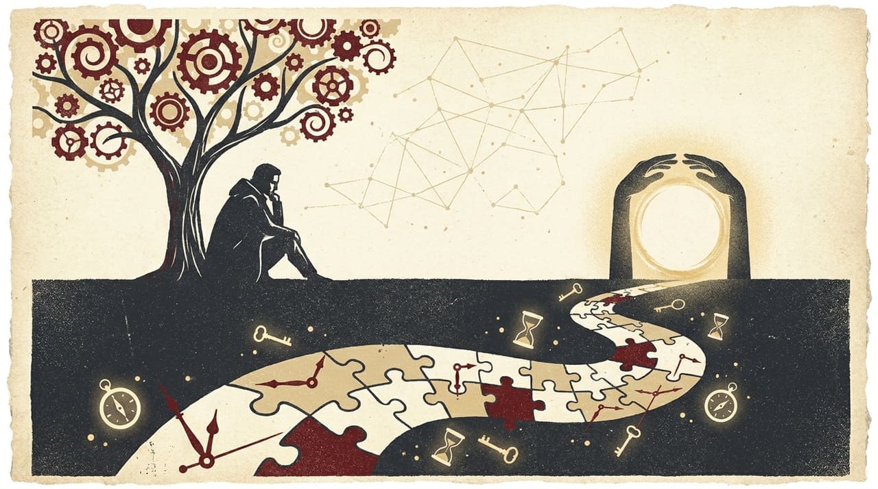 Editorial illustration accompanying the article on What are synchronicities?