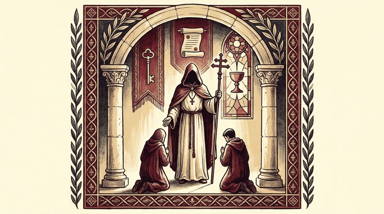 Illustration of the The Hierophant tarot card